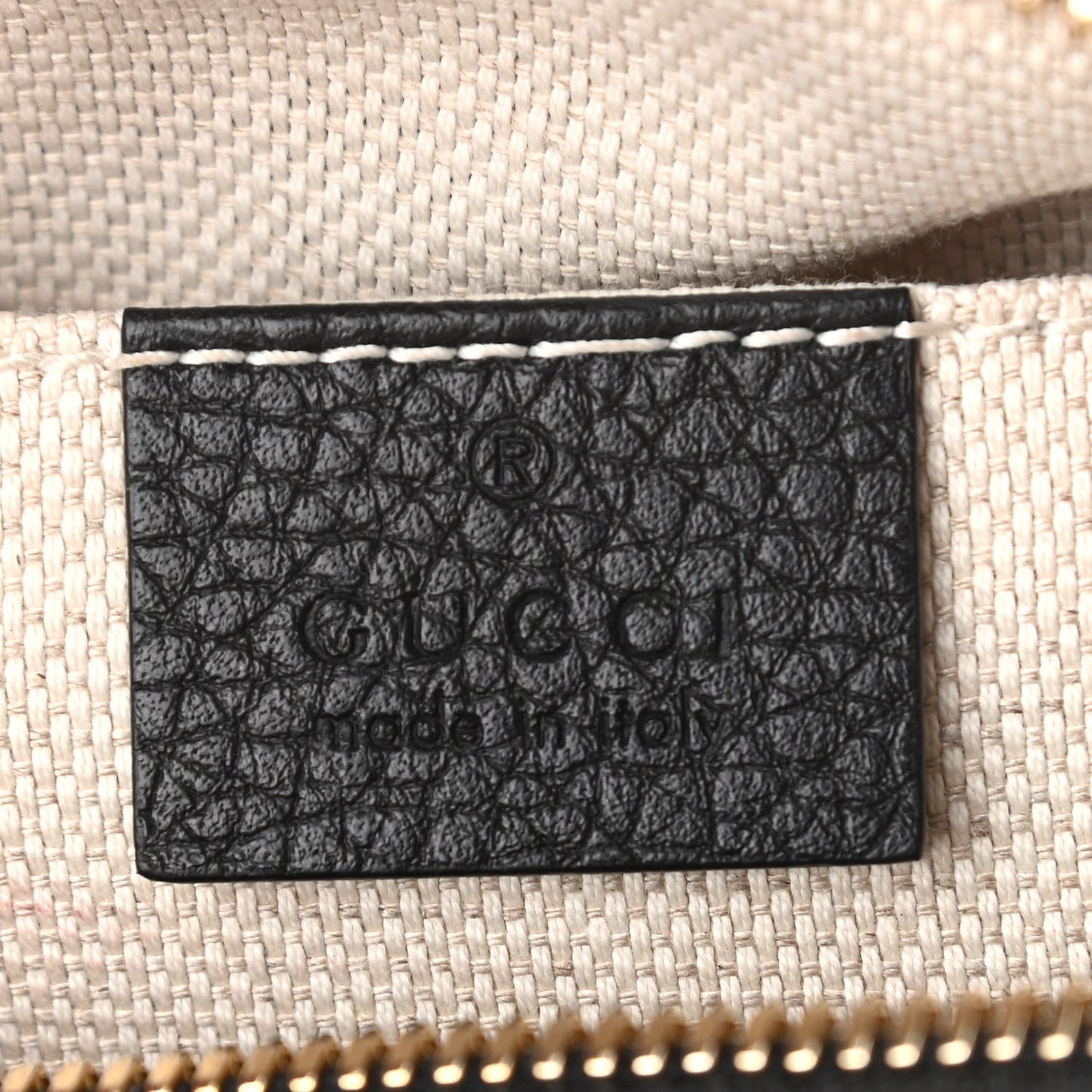 Pebbled Calfskin Small Soho Disco Bag Black