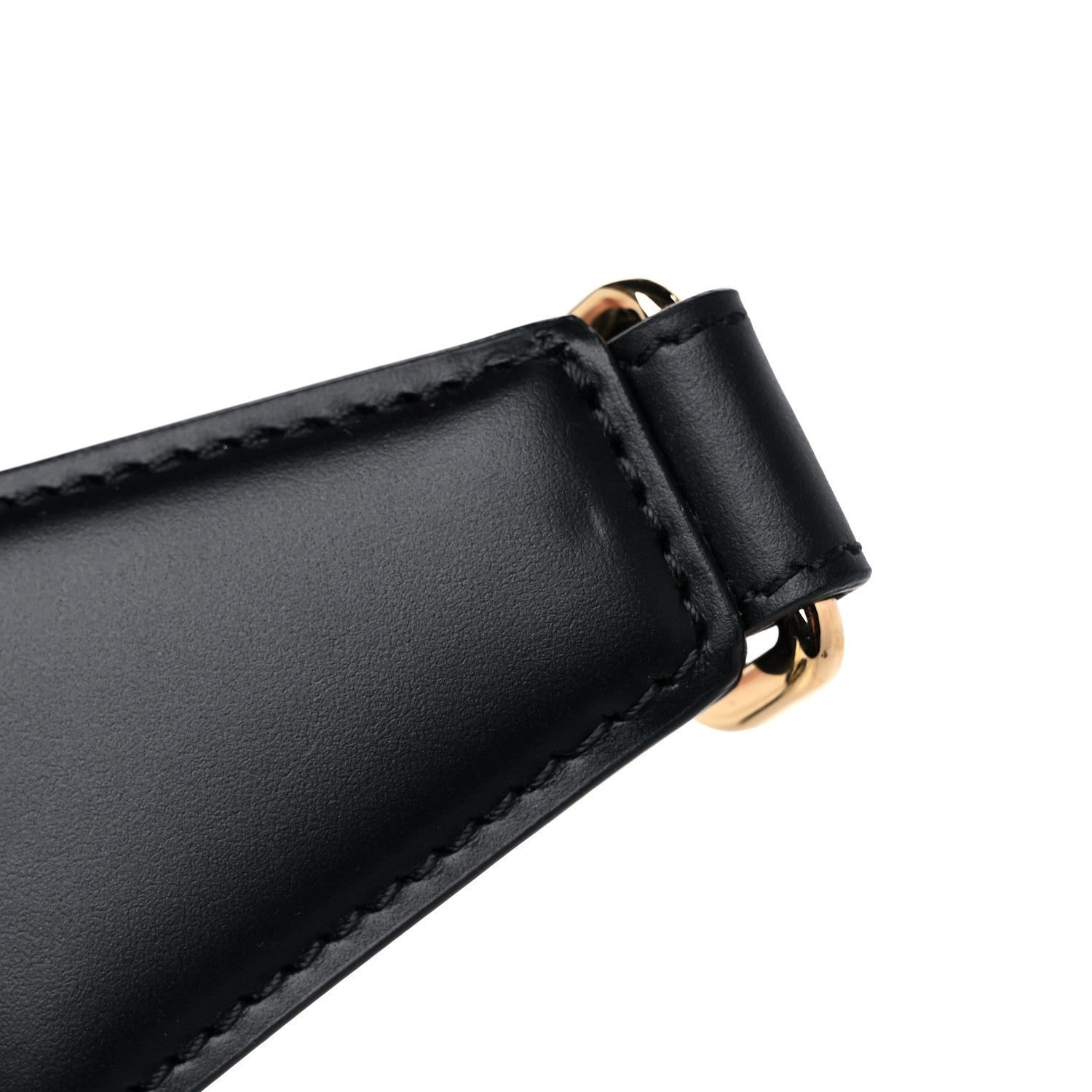 Fendi Jacquard Ribbon Vitello King FF Bi-Color Intreccio Adjustable Strap You Black White 6 of 7