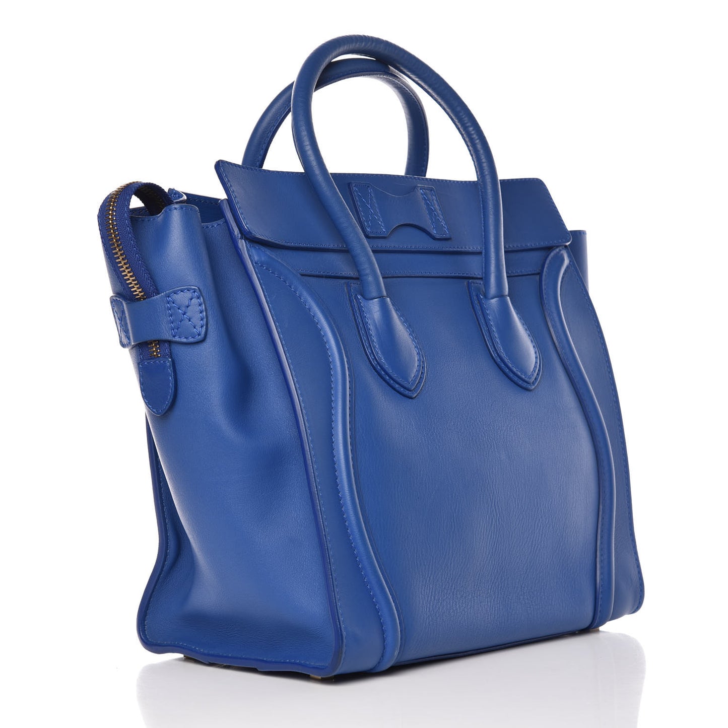 Smooth Calfskin Mini Luggage Royal Blue