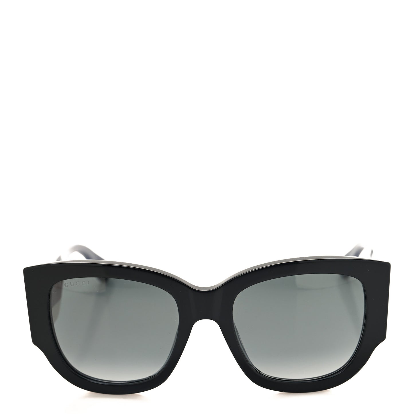 Acetate Web Oversized Frame Rectangle Sunglasses GG0276S Black Multicolor