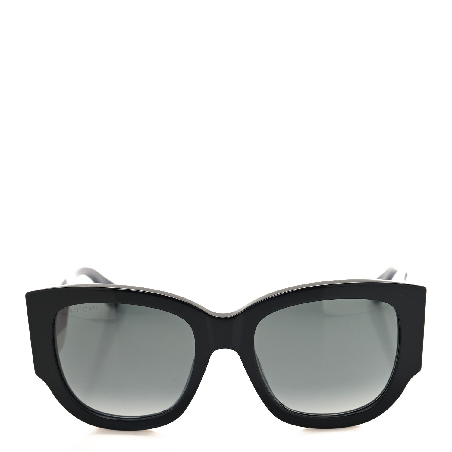 Gucci Acetate Web Oversized Frame Rectangle Sunglasses GG0276S Black Multicolor 2 of 8