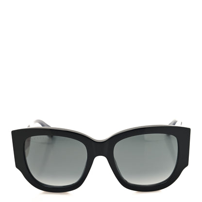 Gucci Acetate Web Oversized Frame Rectangle Sunglasses GG0276S Black Multicolor 2 of 8