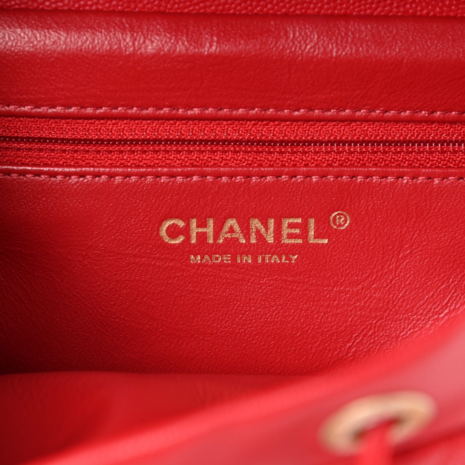 Chanel Caviar Quilted Filigree Backpack Red 5 of 7