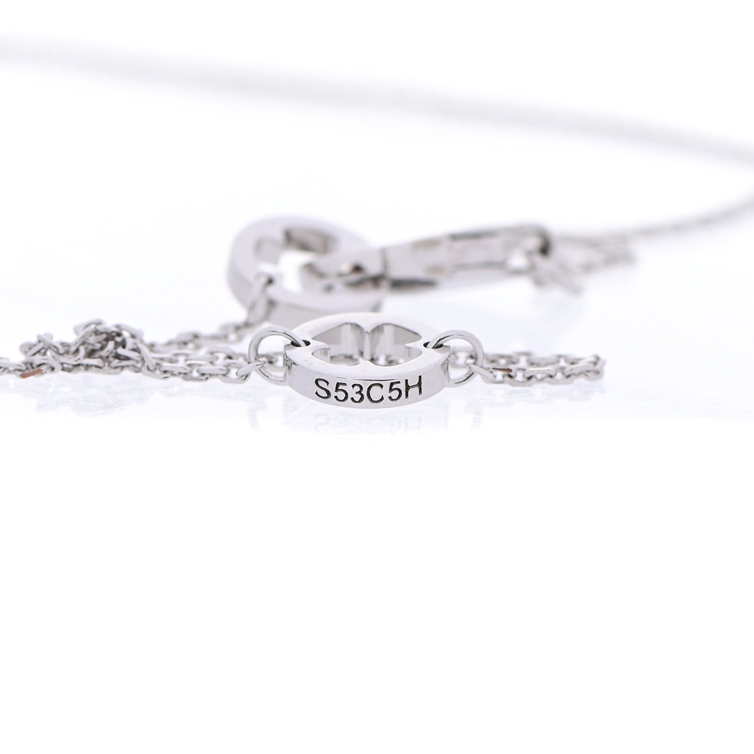 Bulgari 18K White Gold Diamond Fiorever Pendant Necklace 5 of 7