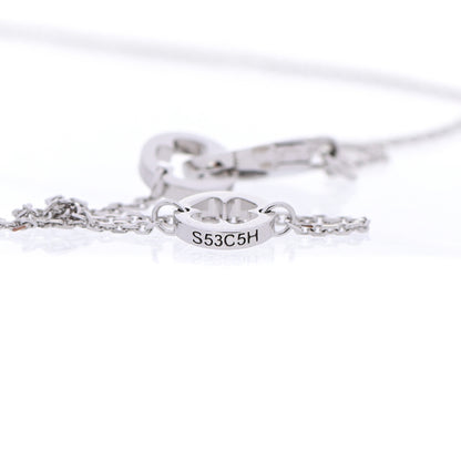 Bulgari 18K White Gold Diamond Fiorever Pendant Necklace 5 of 7