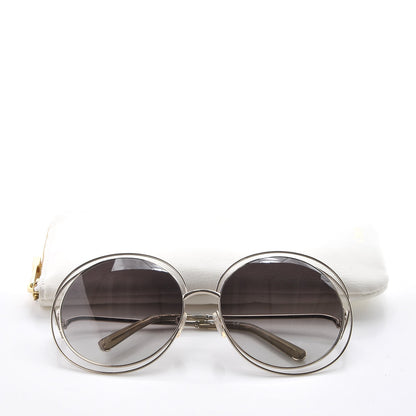 Chloe Oversize Round Carlina Oversized Round Sunglasses CE114S Silver Light Grey 7 of 7