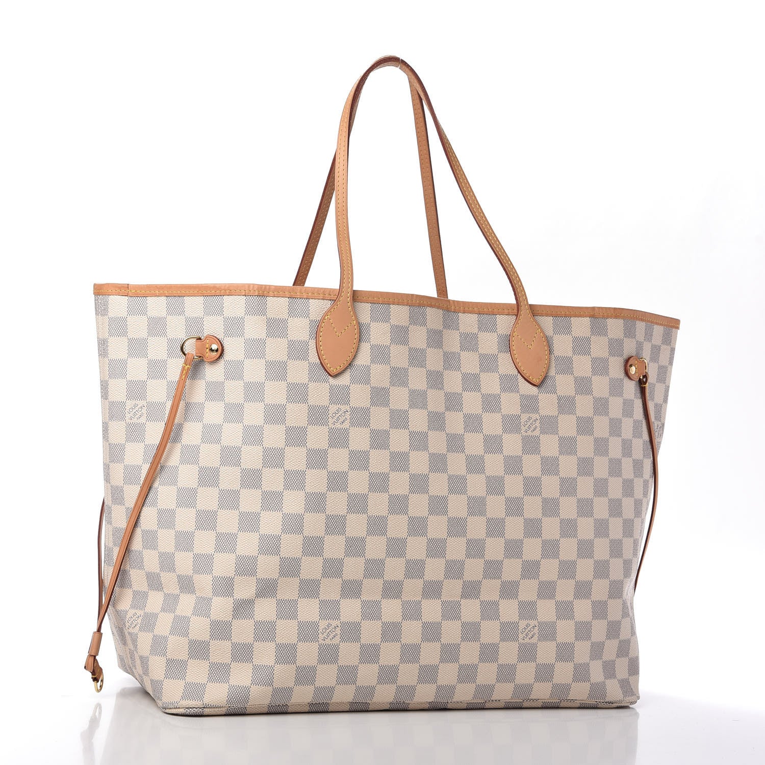 Louis Vuitton Damier Azur Neo Neverfull GM Rose Ballerine 3 of 12