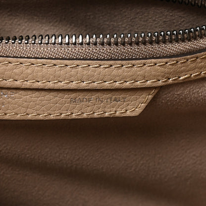 Celine Drummed Calfskin Micro Luggage Dune 6 of 9