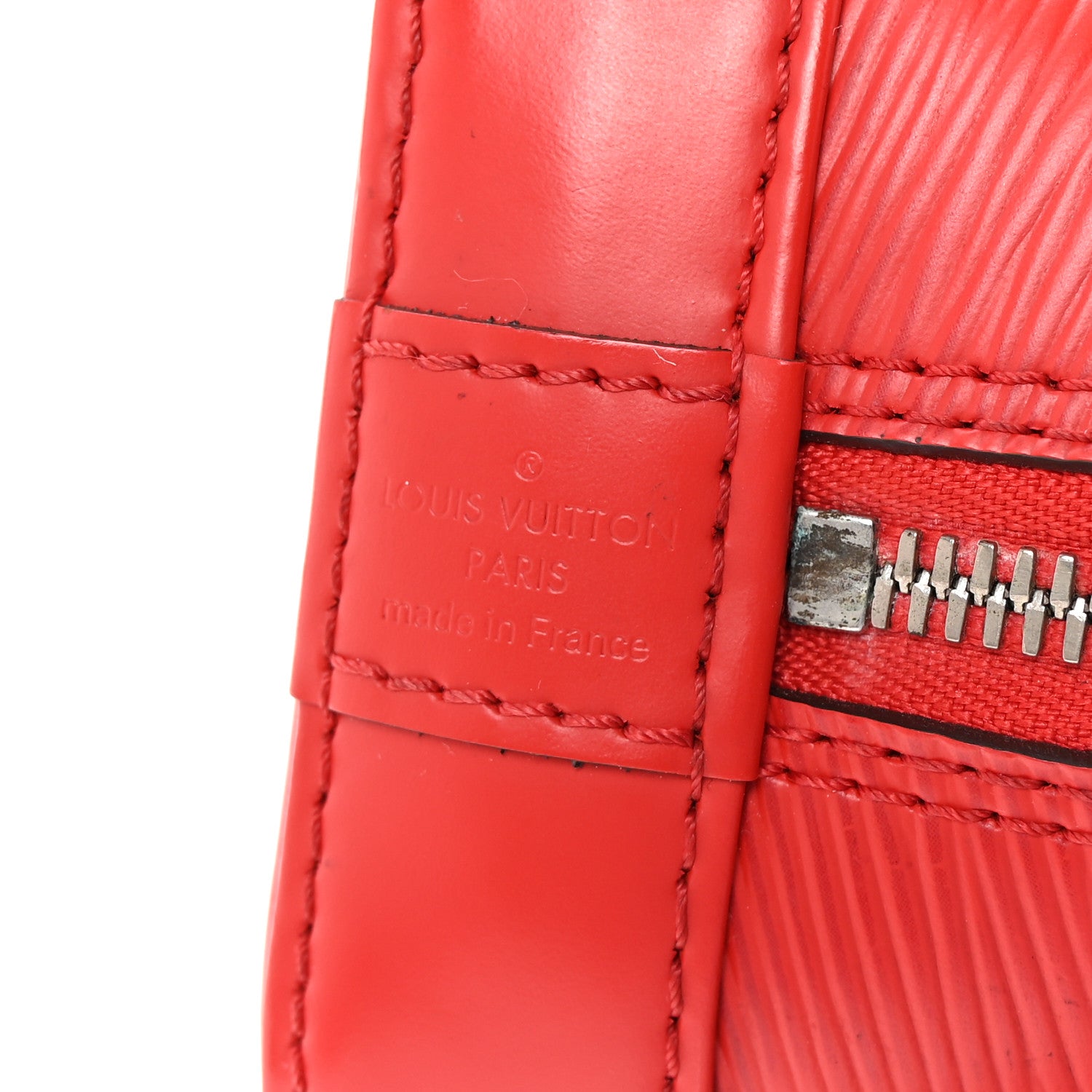 Louis Vuitton Epi Alma BB Carmine 6 of 9