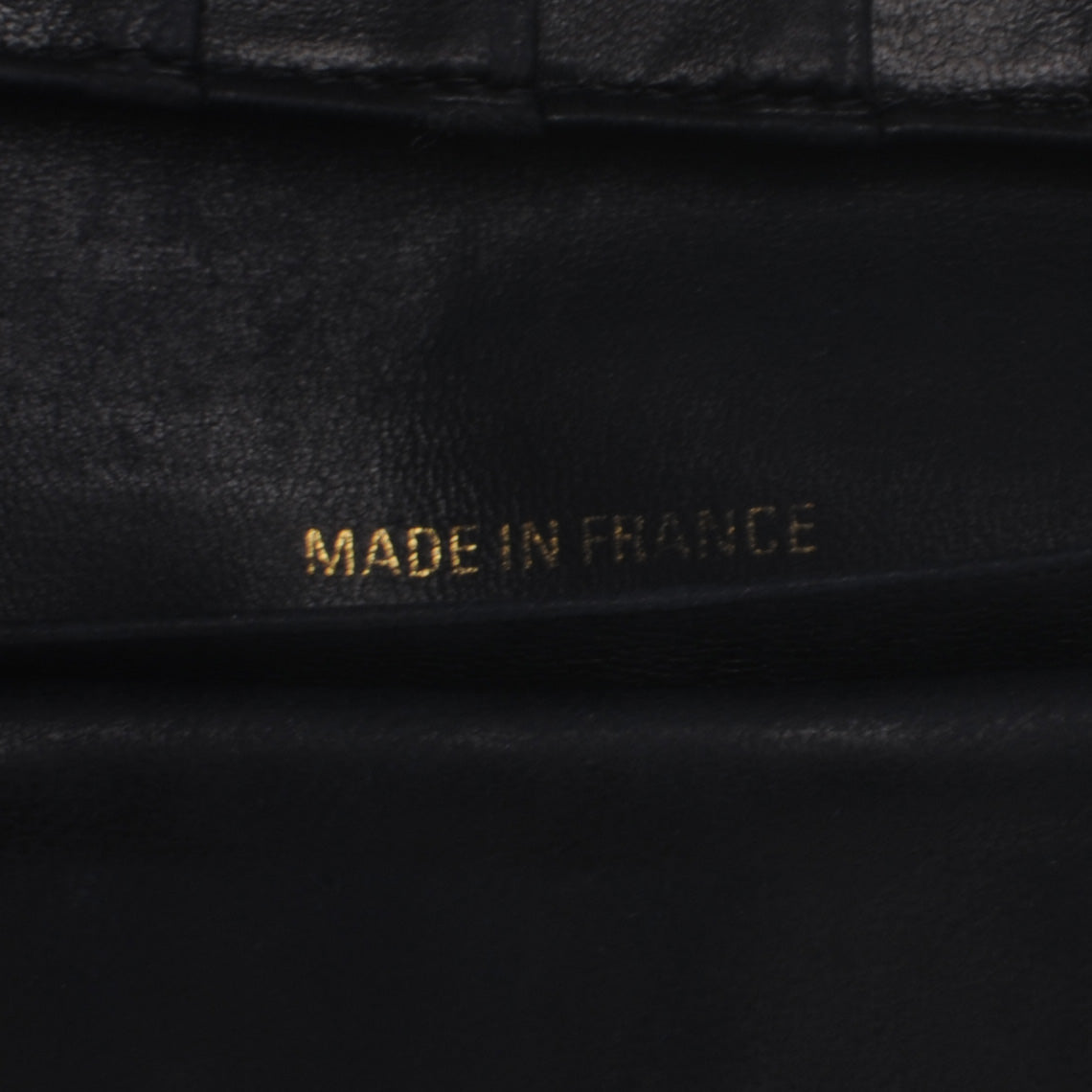 Caviar Diamond Stitch Wallet Black