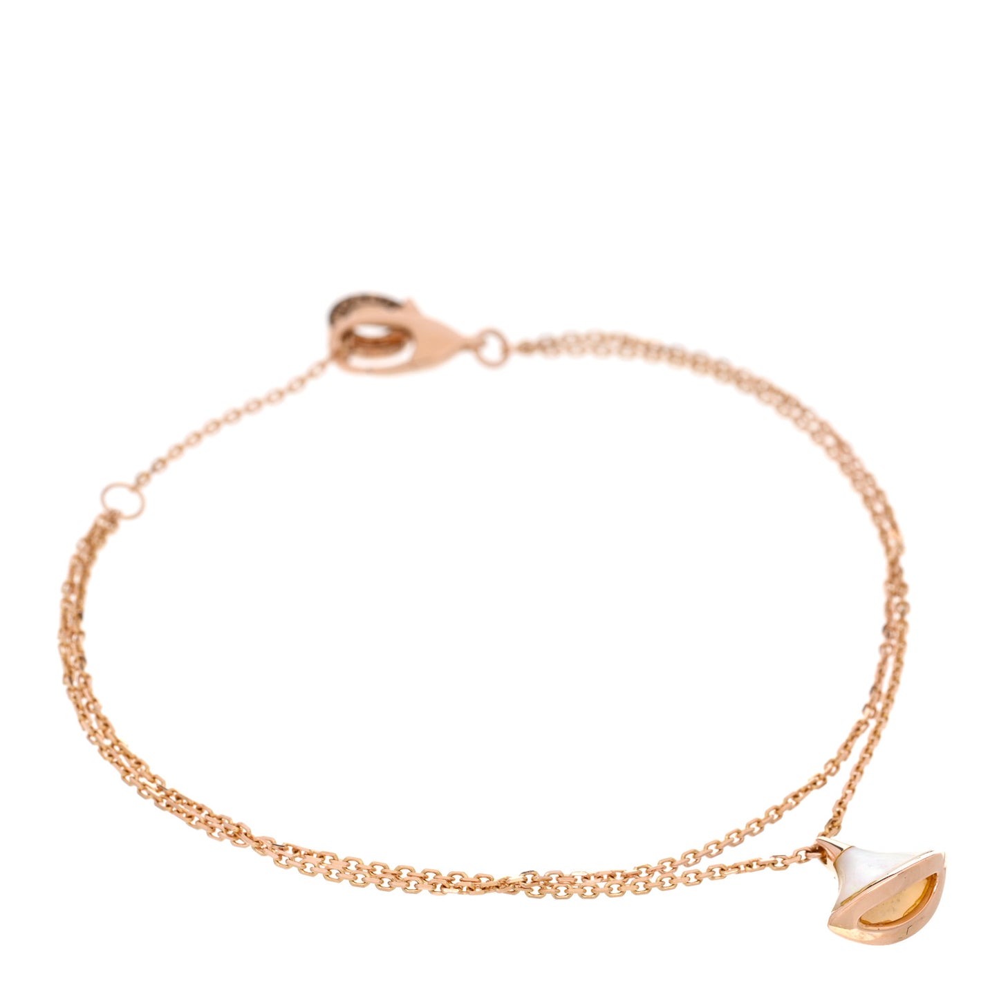18K Rose Gold Mother of Pearl Divas' Dream Bracelet SM