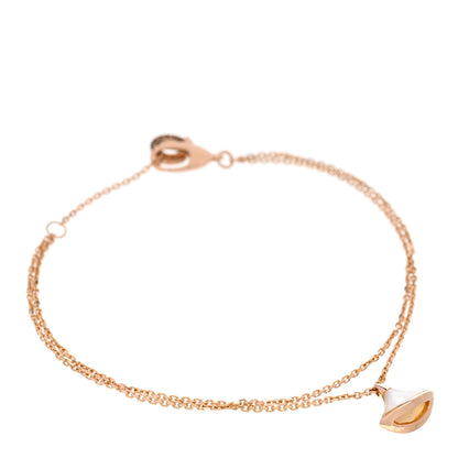 Bulgari 18K Rose Gold Mother of Pearl Divas' Dream Bracelet SM 1 of 3