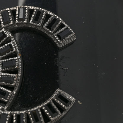 Chanel Resin Baguette CC Cuff Black 5 of 5
