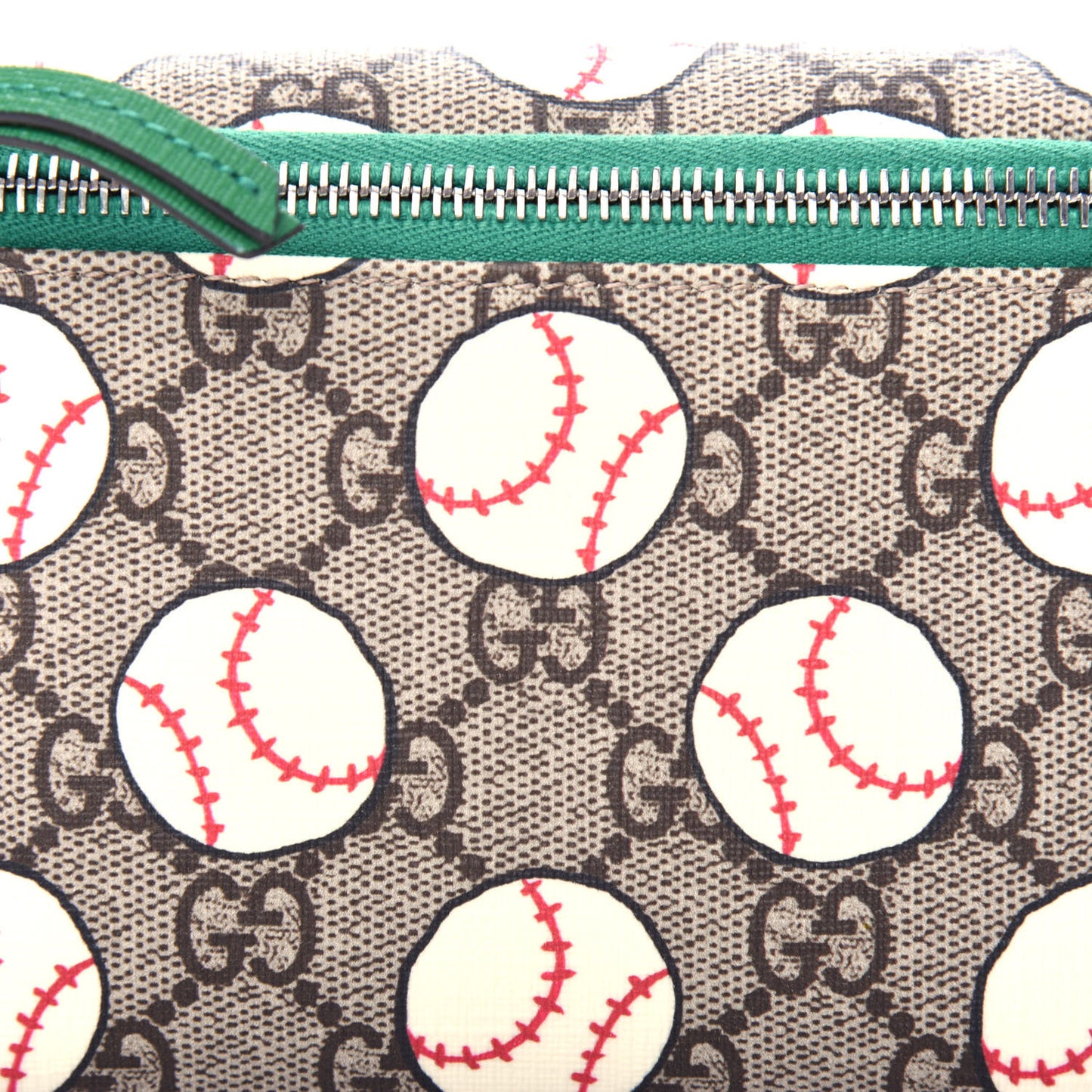 GG Supreme Monogram Baseballs Web Childrens Belt Bag