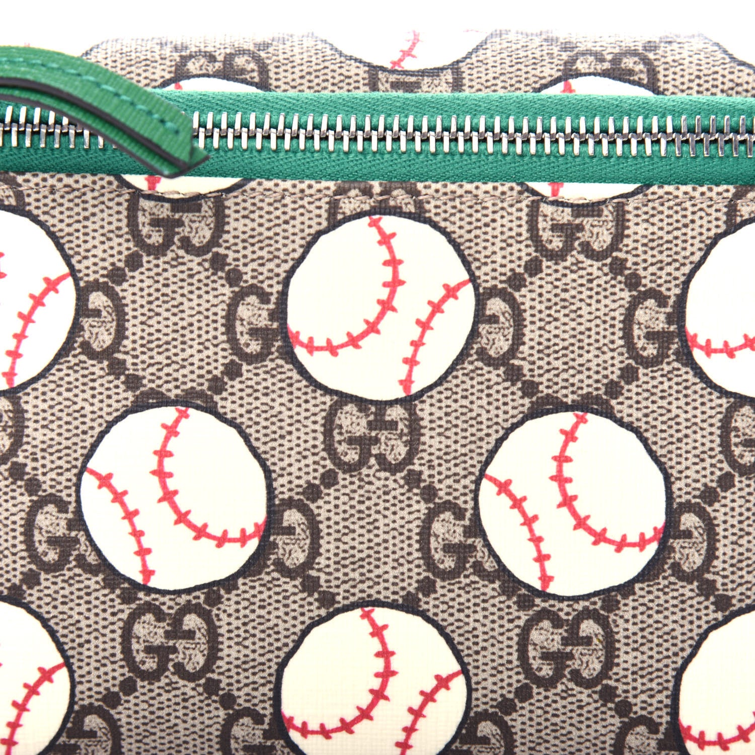 Gucci GG Supreme Monogram Baseballs Web Childrens Belt Bag 10 of 10