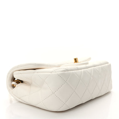 Chanel Lambskin Quilted Mini Rectangular Pearl Crush Flap White 4 of 10