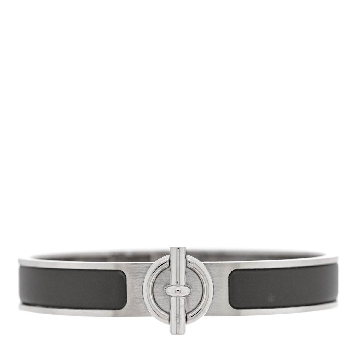Hermes Matte Enamel Narrow Clic Glenan Bracelet T6 Etain 1 of 5