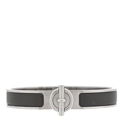 Hermes Matte Enamel Narrow Clic Glenan Bracelet T6 Etain 1 of 5