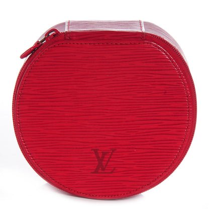 Louis Vuitton Epi Ecrin Bijoux 12cm Jewelry Box Rouge 1 of 6