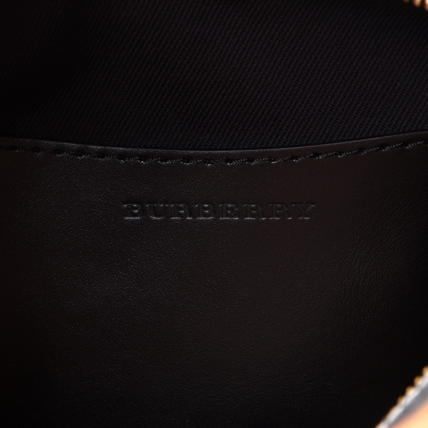 Burberry Vintage Check Cosmetic Case Silver 6 of 8