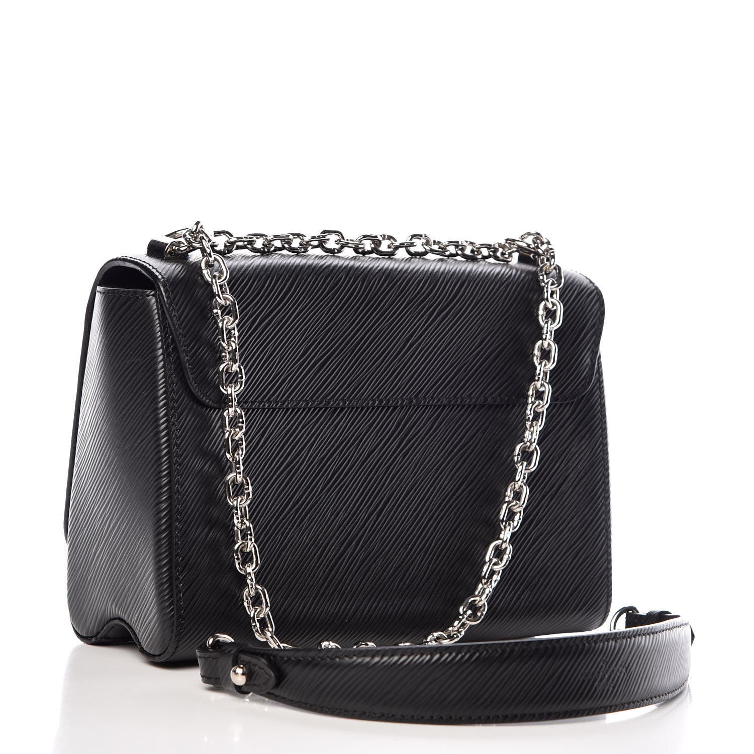 Louis Vuitton Epi Twist Shoulder Bag MM Black 3 of 8