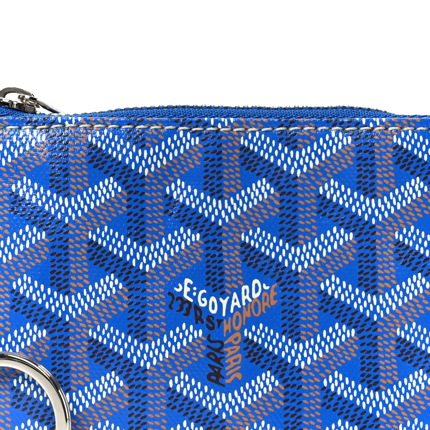 Goyard Goyardine Nano Senat Key Pouch Blue 1864866 – FASHIONPHILE