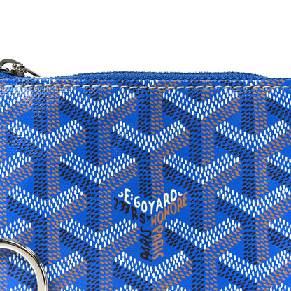 Goyard Goyardine Nano Senat Key Pouch Blue 8 of 8
