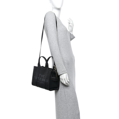 Marc Jacobs Grained Calfskin Small The Tote Bag Black 2 of 12