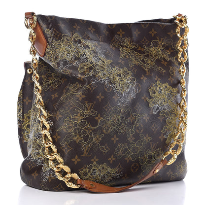 Louis Vuitton Monogram Dentelle Fersen Gold 3 of 9