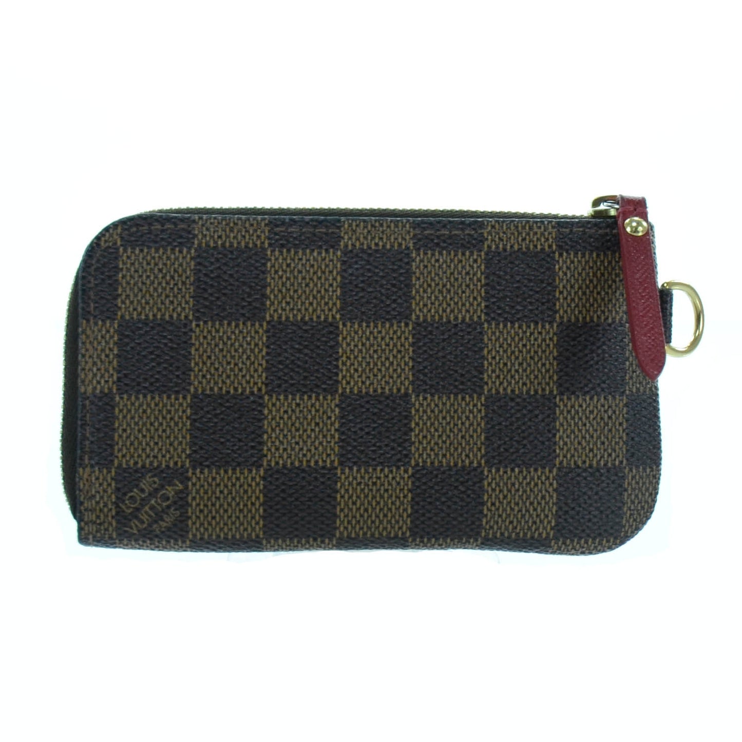 Damier Ebene Complice Trunks and Bags Key Pouch Red