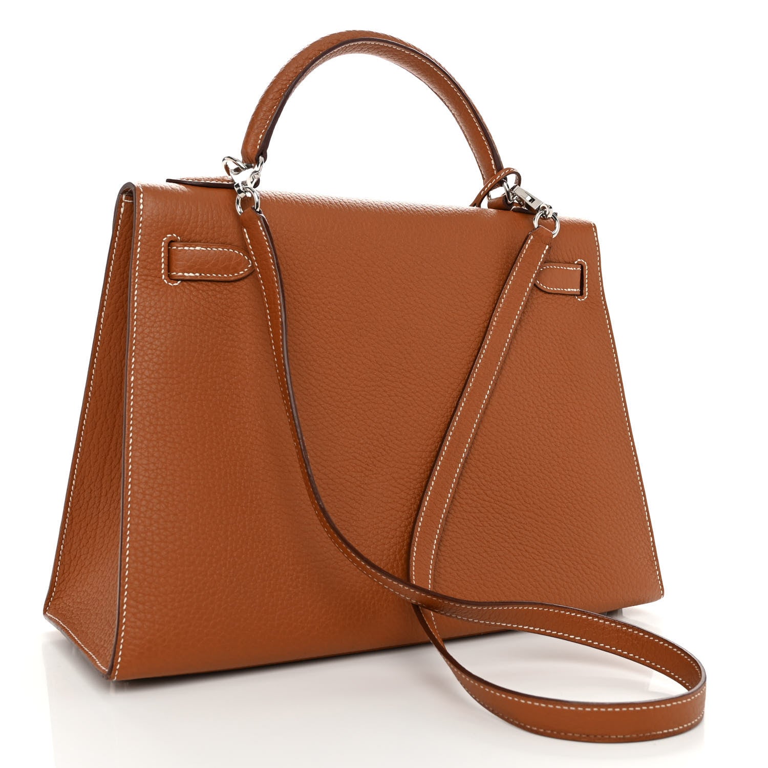 Hermes Fjord Sellier Kelly 32 Gold 3 of 14