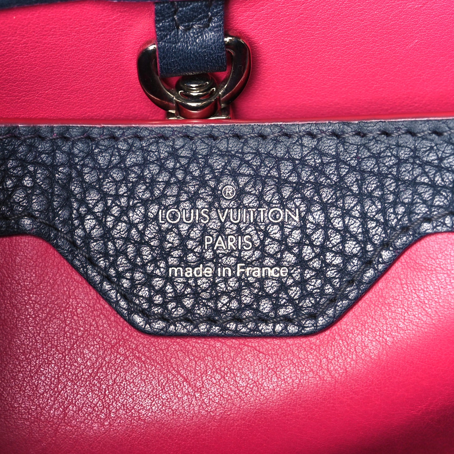 Taurillon Capucines BB Marine Rouge