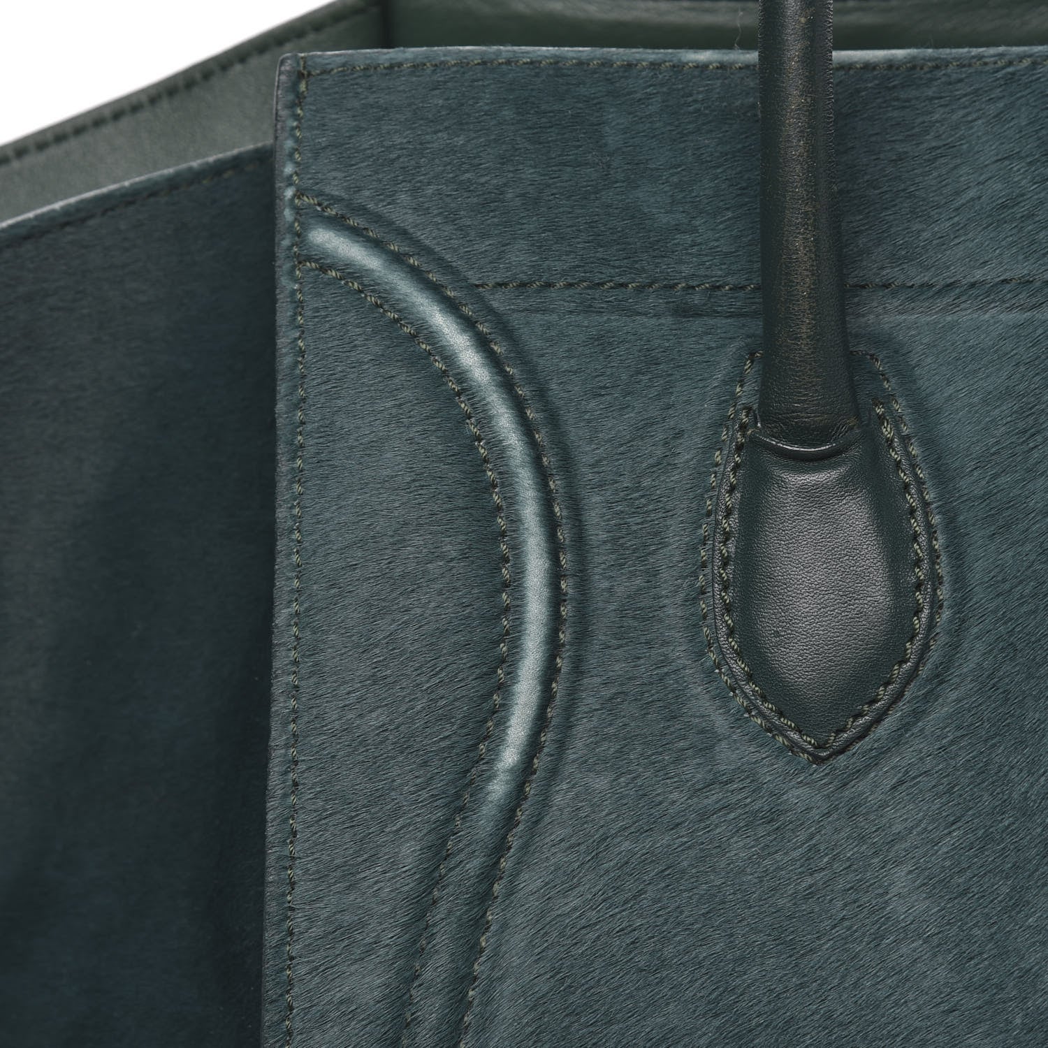 Celine Pony Hair Small Phantom Luggage Jade 19 of 24