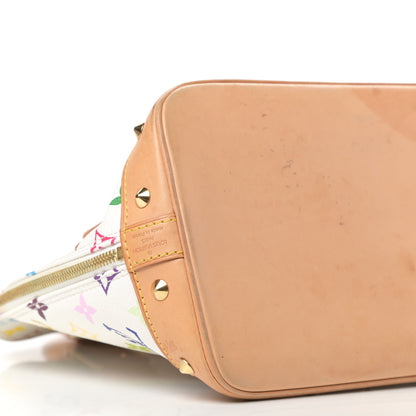 Louis Vuitton Monogram Multicolor Alma White 6 of 9
