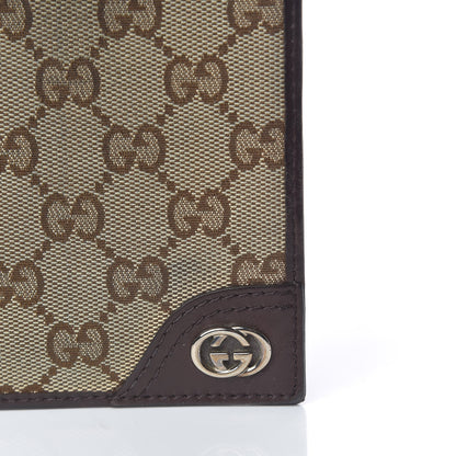 Gucci Monogram Mens New Britt Bi-Fold Wallet Dark Brown 12 of 14