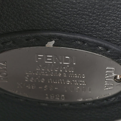 Fendi Cuoio Romano Selleria Bi-Color Small Peekaboo I SEE U Satchel Ghiaccio Asfalto 6 of 9