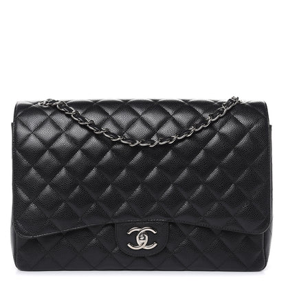 Chanel Caviar Quilted Maxi Double Flap Black 1 of 12