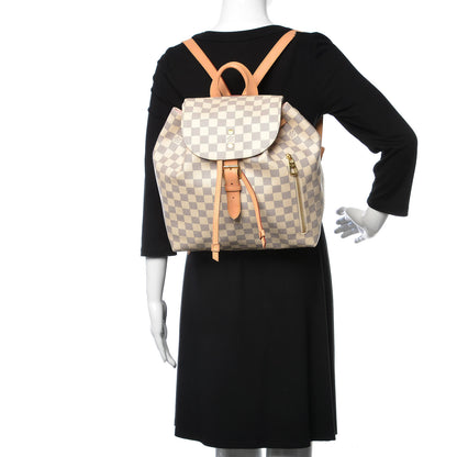 Louis Vuitton Damier Azur Sperone Backpack 2 of 9