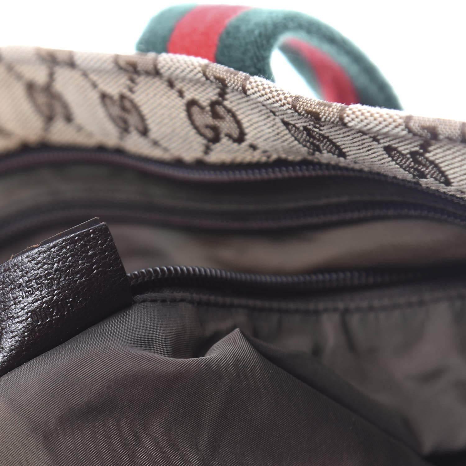 Gucci Monogram Web Large Diaper Tote Brown 8 of 20