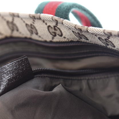Gucci Monogram Web Large Diaper Tote Brown 8 of 20
