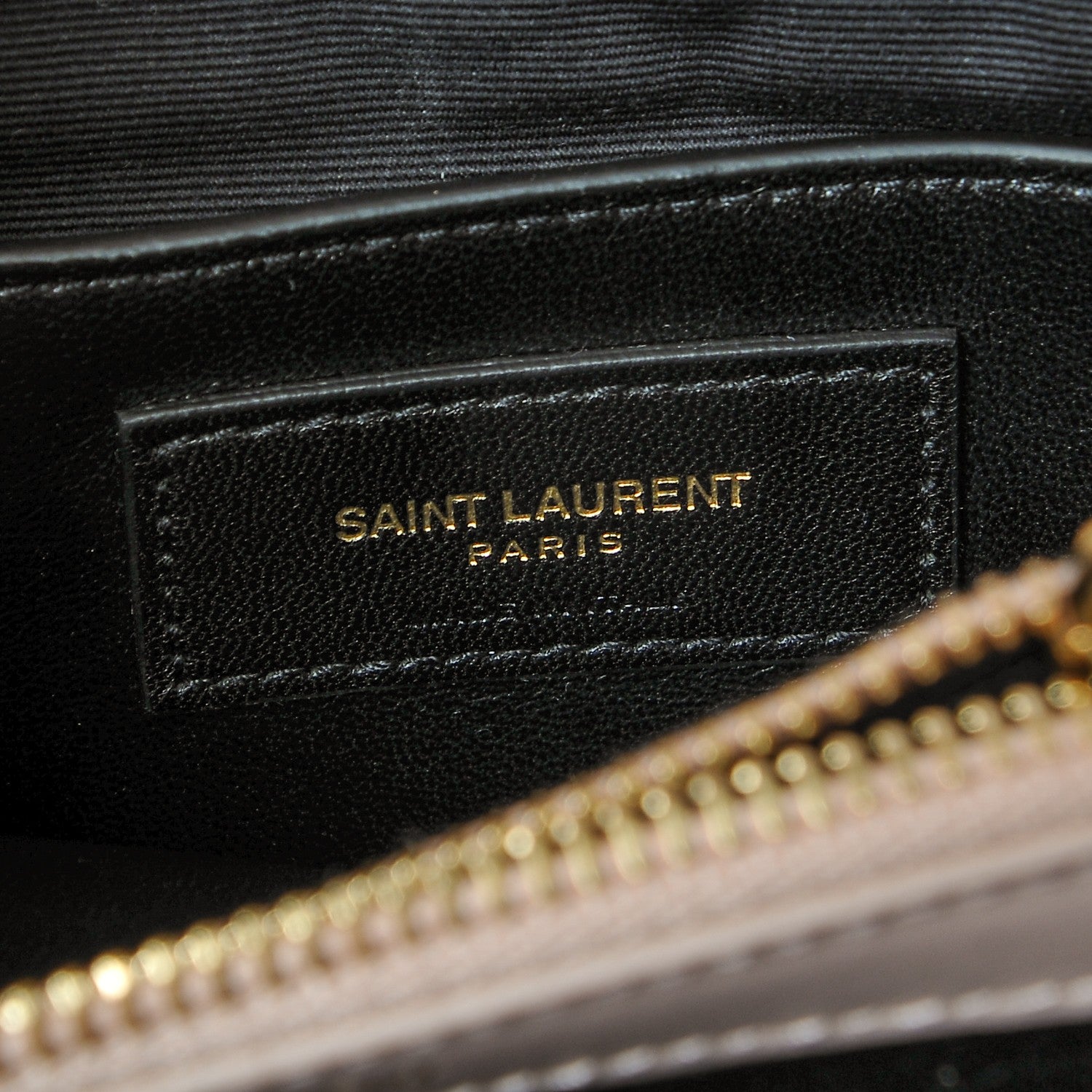 Saint Laurent Calfskin Suede Matelasse Chevron Medium Monogram College Bag Rose Poudre 6 of 9