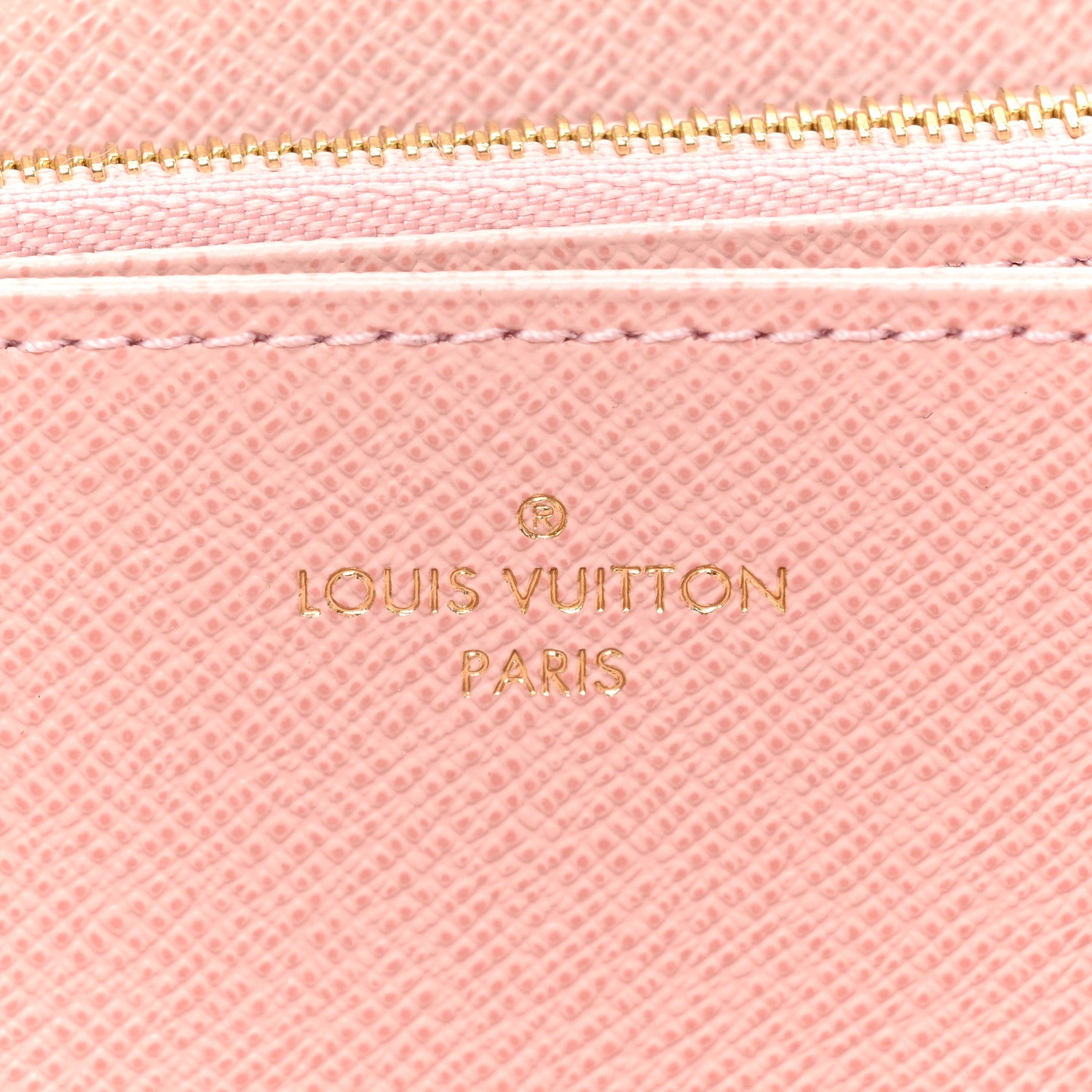 Louis Vuitton Damier Azur Clemence Wallet Rose Ballerine 10 of 13