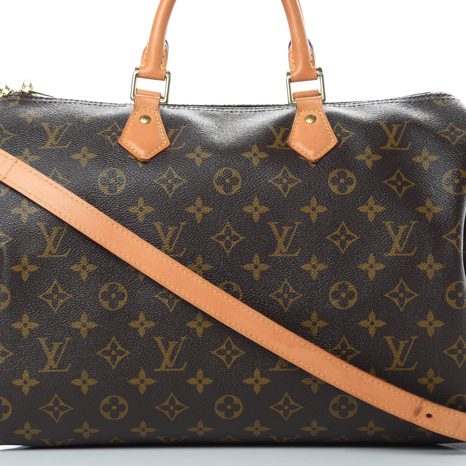 Louis Vuitton Monogram Speedy Bandouliere 35 9 of 16