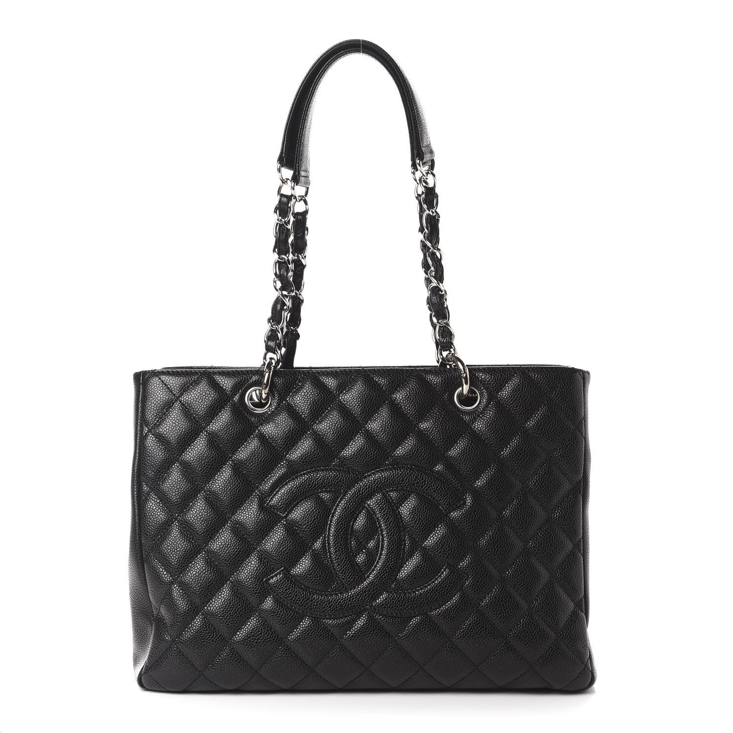 Chanel Caviar Quilted Grand Shopping Tote GST Black 1 of 10