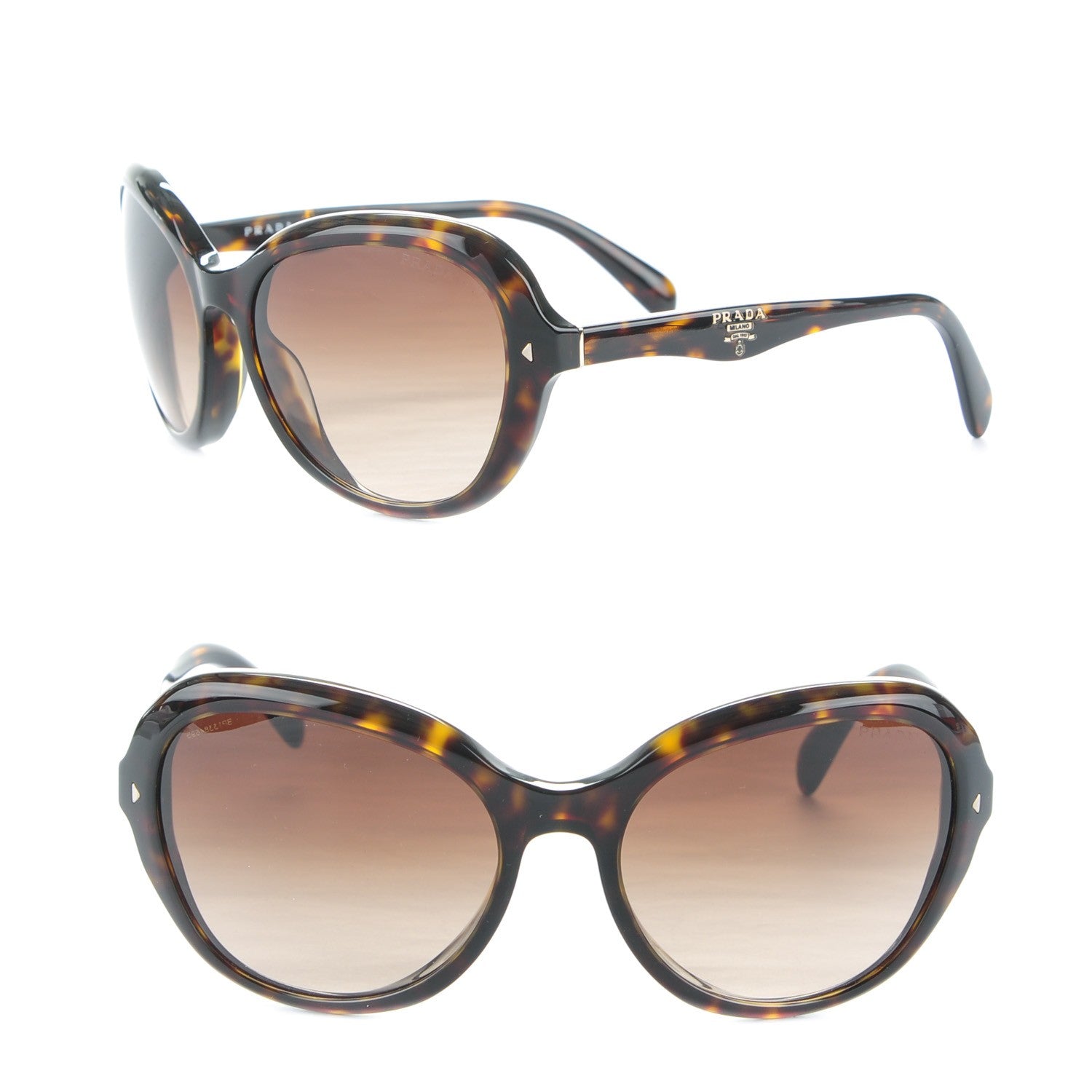 Prada Logo Sunglasses SPR 09O Tortoise 1 of 5