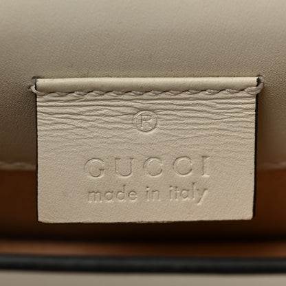 Gucci Calfskin Super Mini Sylvie Chain Shoulder Bag White 6 of 9