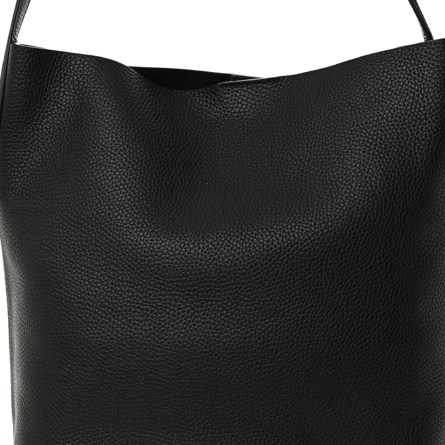 Mansur Gavriel Pebbled Calfskin Everyday Cabas Black 7 of 10