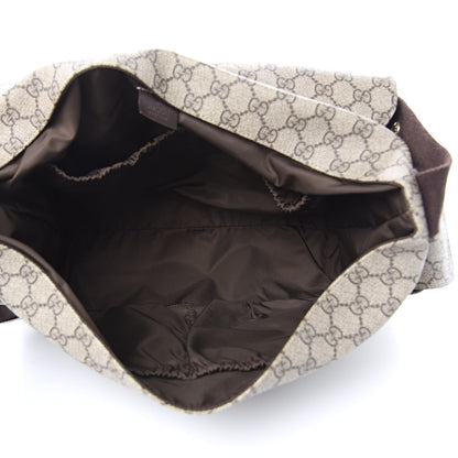 Gucci GG Plus Monogram Messenger Diaper Bag Dark Brown 6 of 16