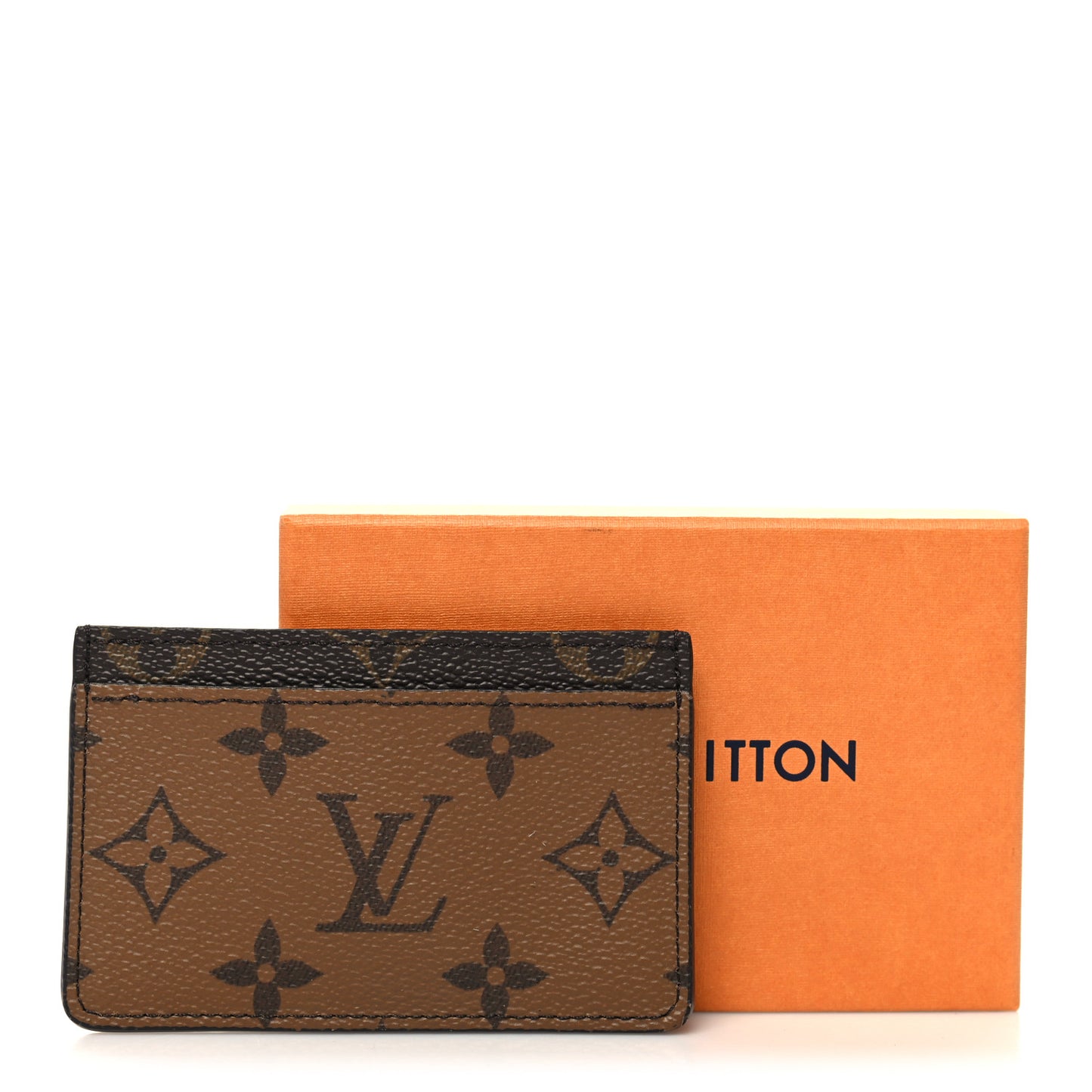 Reverse Monogram Card Holder