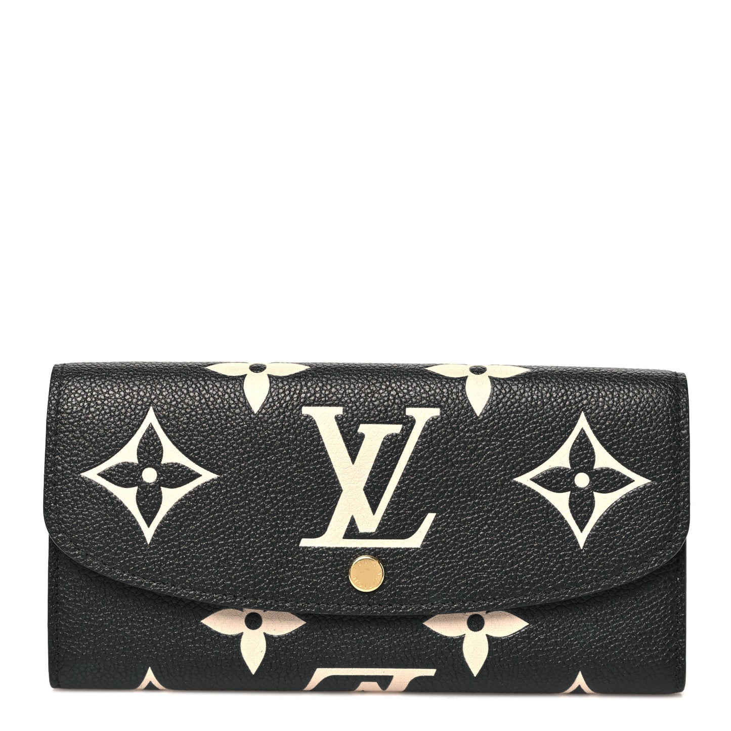 Empreinte Monogram Giant Emilie Wallet Black Beige